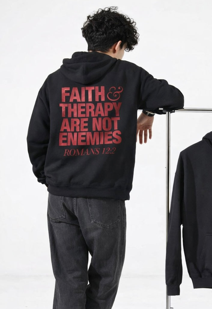 Jesus & Therapy Hoodie Fleece Pullover