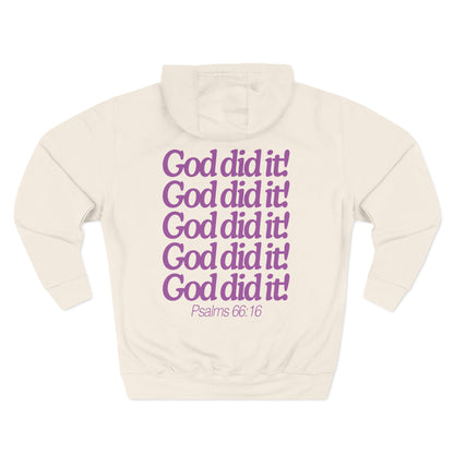 "God did it!" Unisex Hoodie
